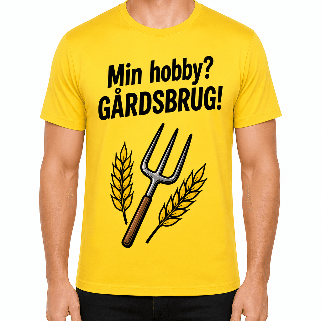 Landmand T-shirt – Min hobby? GÅRDSBRUG!