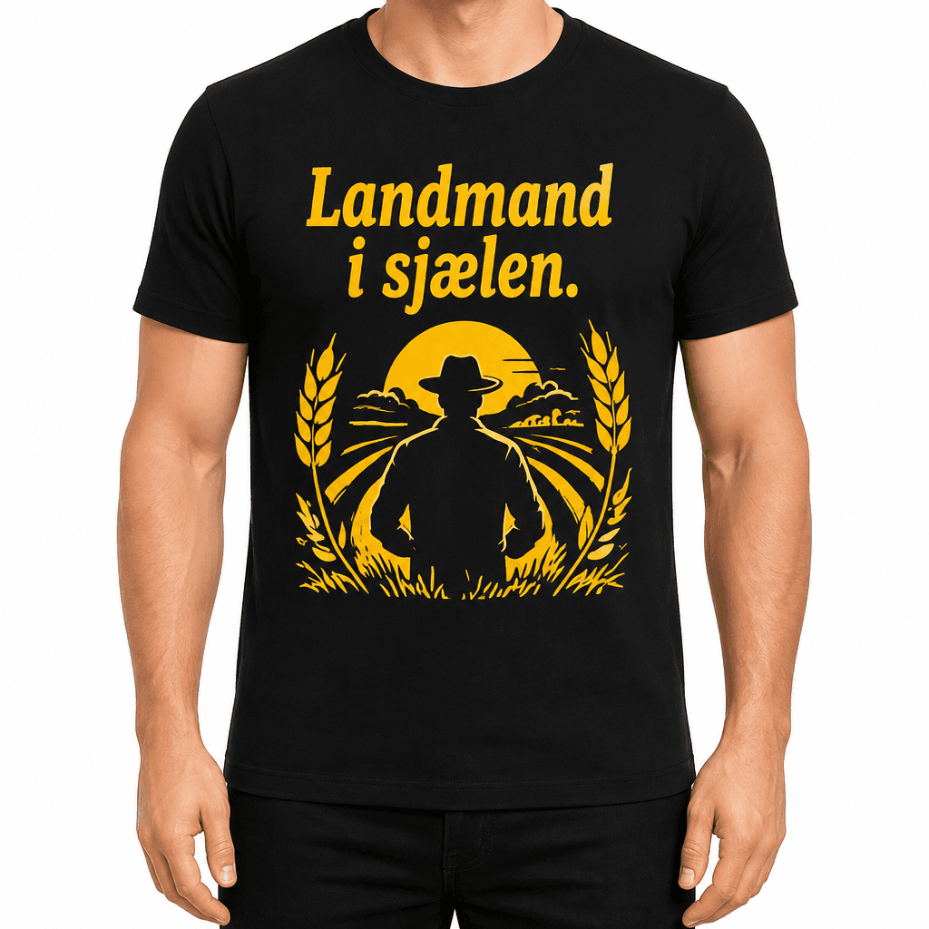 Landmand T-shirt – Landmand i sjælen.