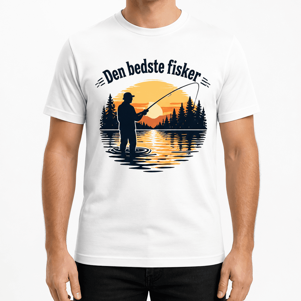 Fisker T-shirt – Den bedste fisker