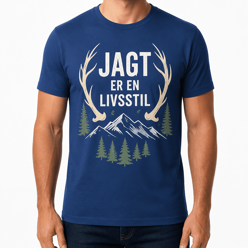 Jæger T-shirt – Jagt er en livsstil