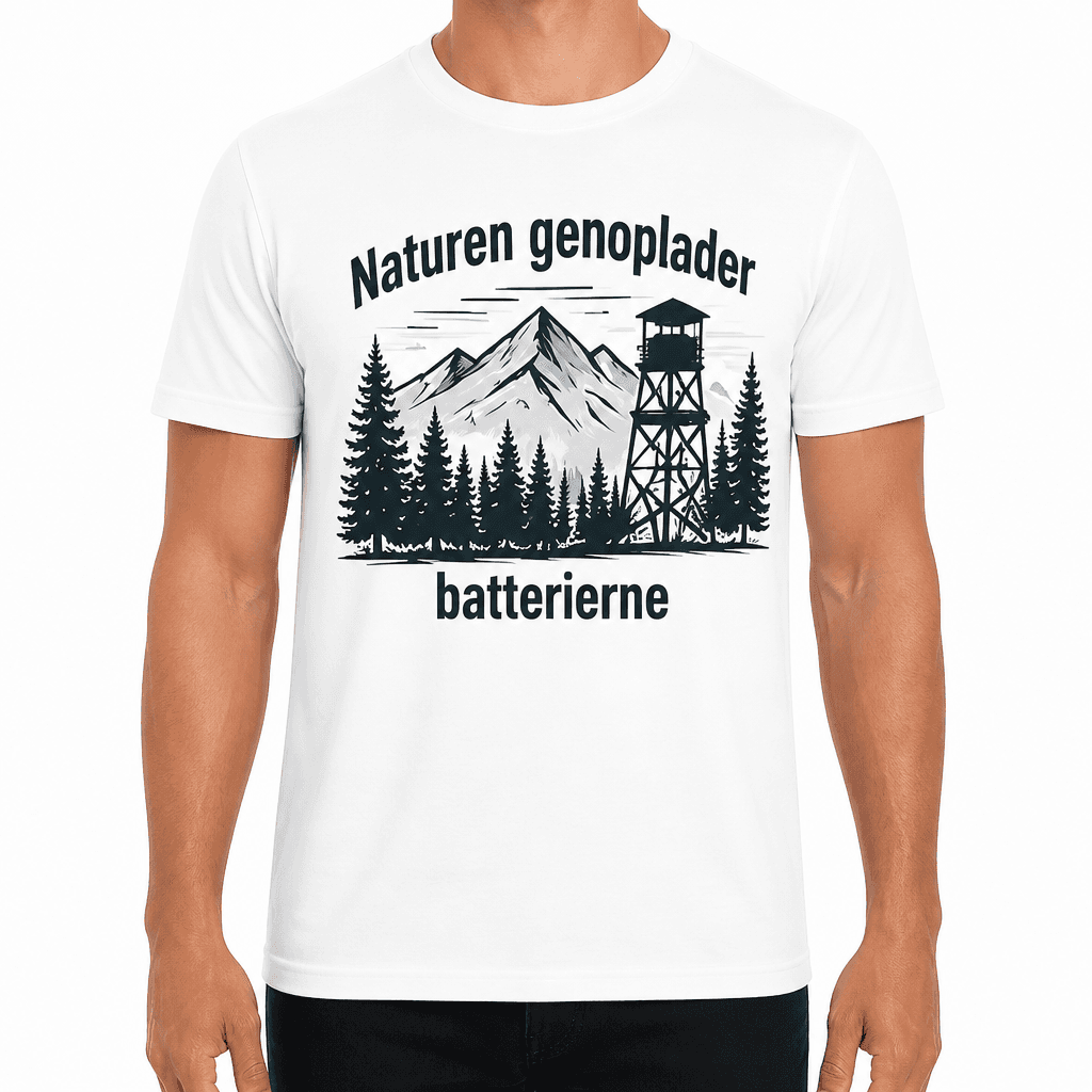 Jæger T-shirt – Naturen genoplader batterierne