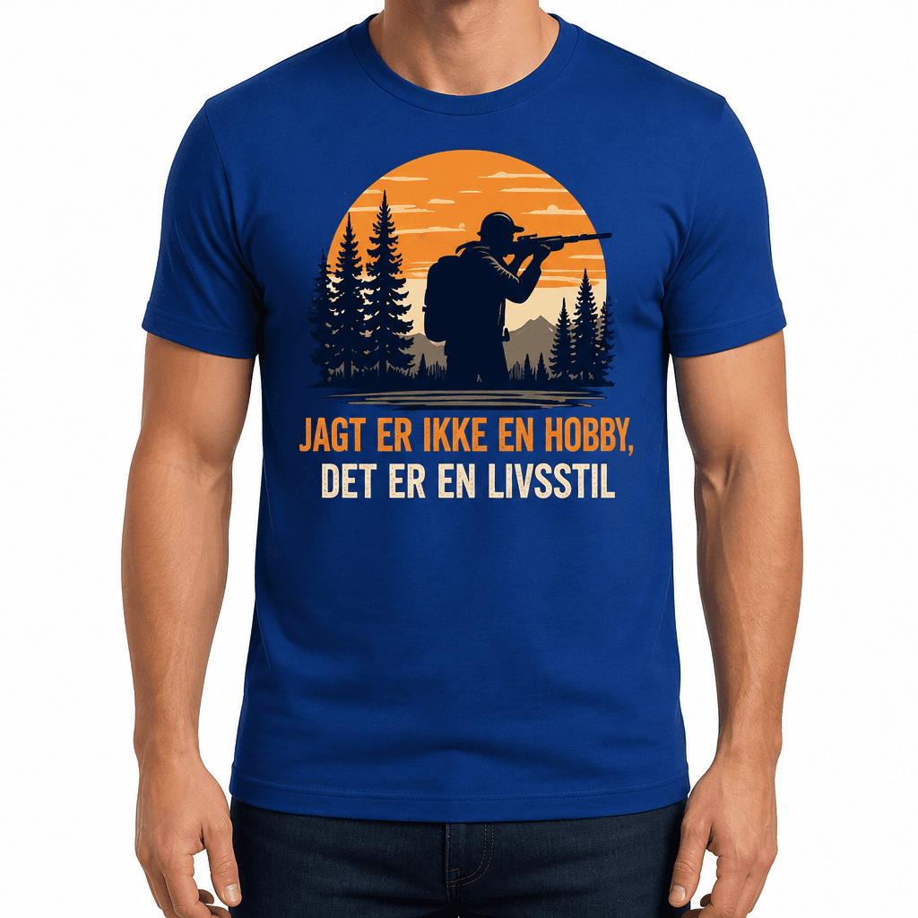 Jæger T-shirt – Jagt er ikke en hobby, det er en livsstil