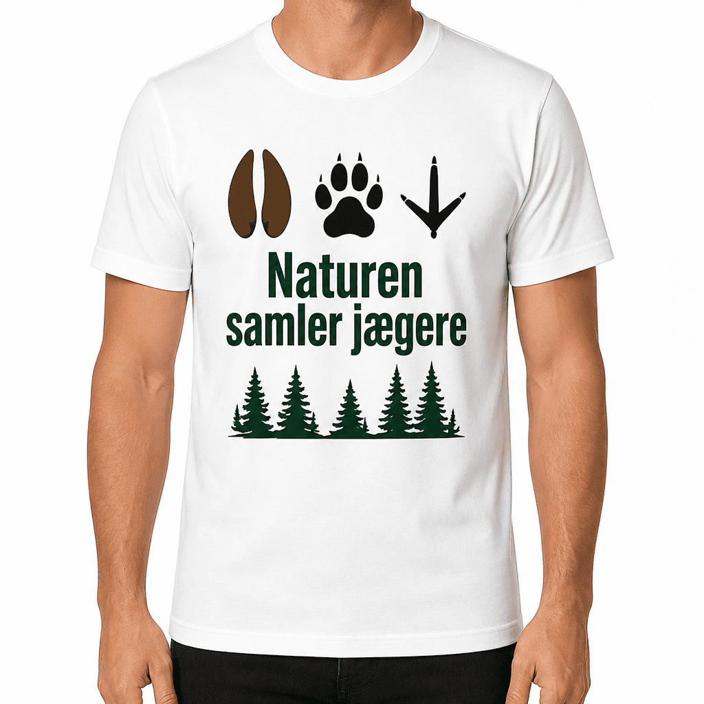 Jæger T-shirt – Naturen samler jægere