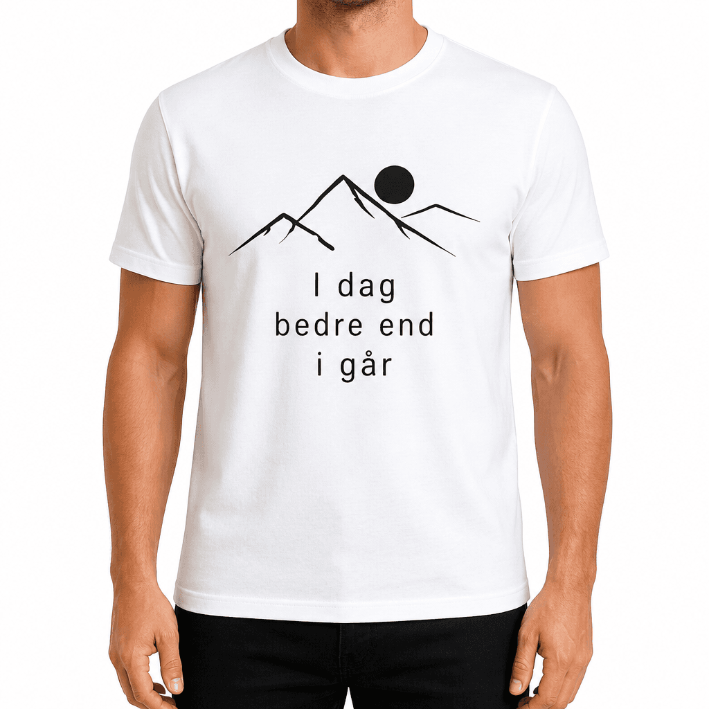 T-shirt til kollega – I dag bedre end i går
