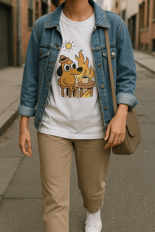 Sådan matcher du sjove T-shirts med tilbehør