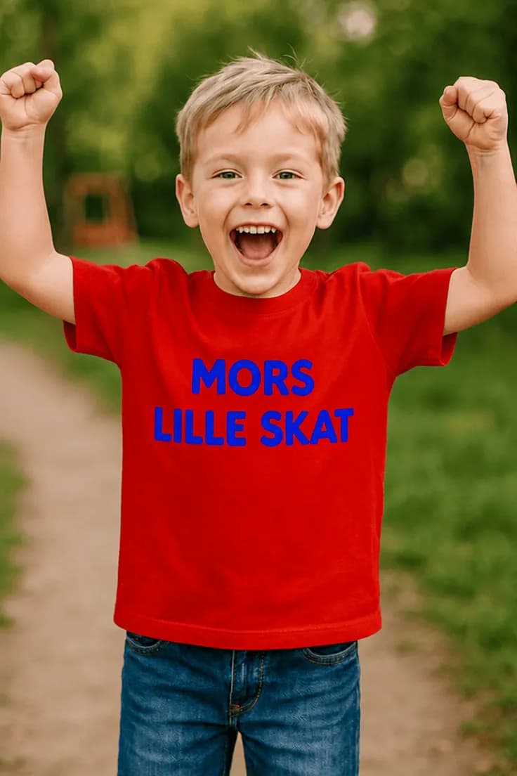 Børne t-shirt Mors lille skat