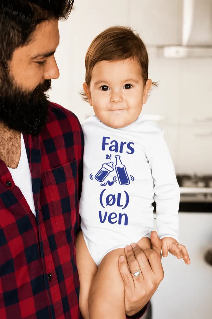 Baby-body fars ølven – Fars (øl) ven