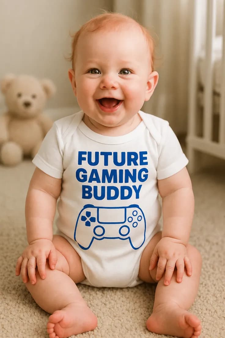Baby-body Fremtidig gamingmakker - FUTURE GAMING BUDDY