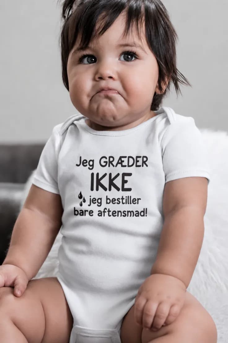 Baby-body Jeg græder ikke – Jeg GRÆDER IKKE