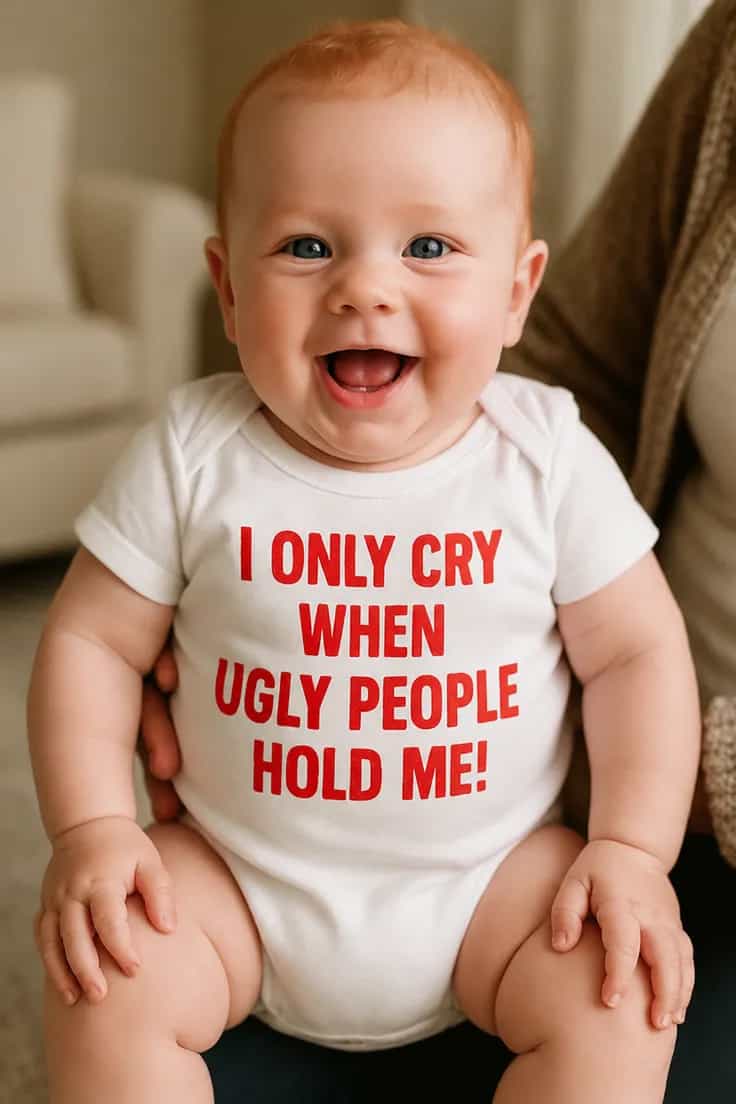 Baby-body Jeg græder kun når grimme holder mig