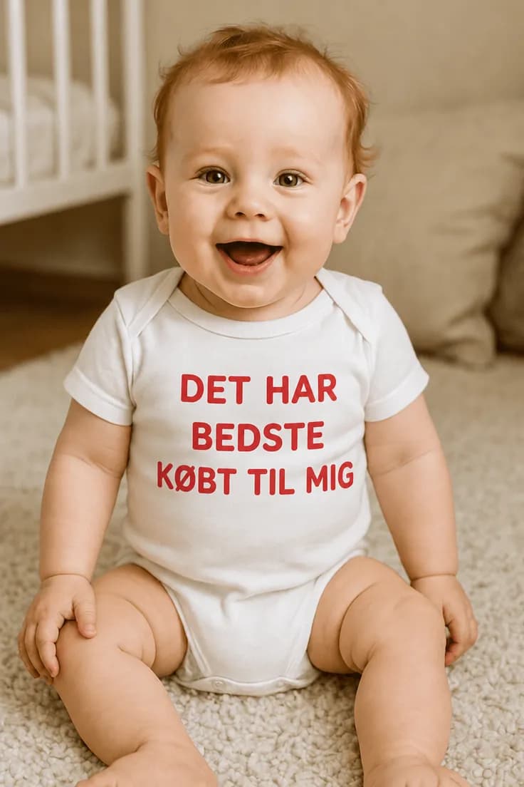 Baby-body købt af bedstemor – DET HAR BEDSTE KØBT
