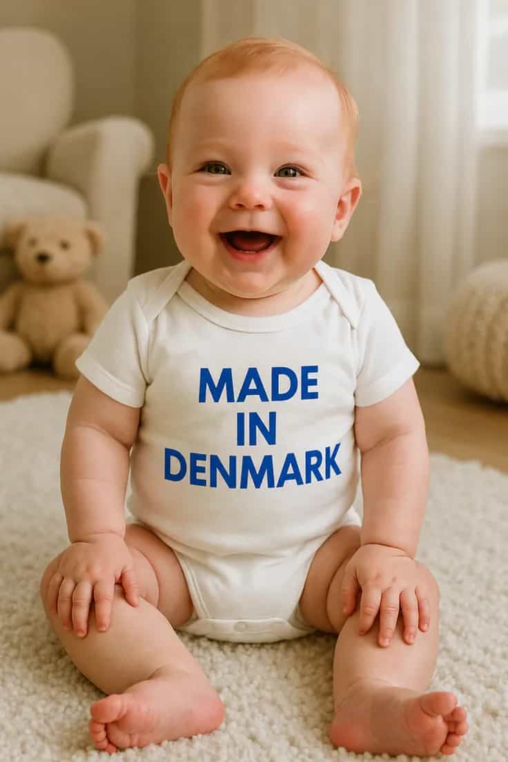 Baby-body Lavet i Danmark – MADE IN DENMARK