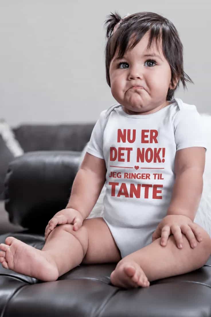 Baby-body nu er det nok med ønsket navn