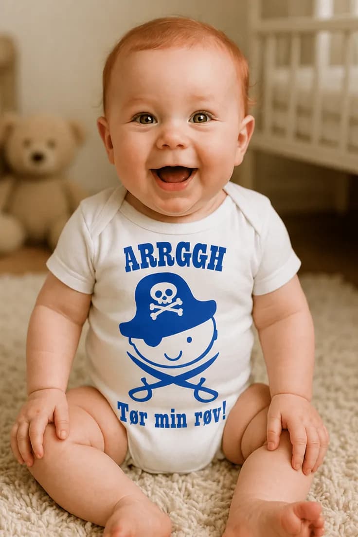 Baby-body tør min røv - ARRGGH Tør min røv!