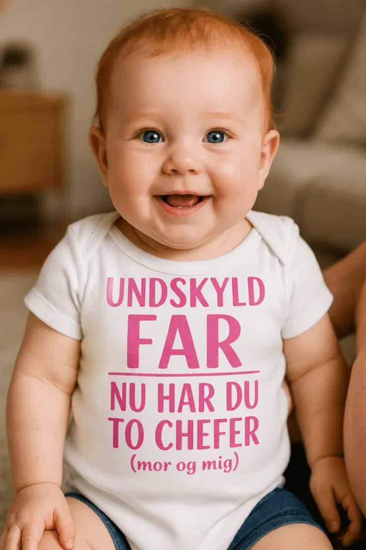 Baby-body Undskyld far to chefer – UNDSKYLD FAR