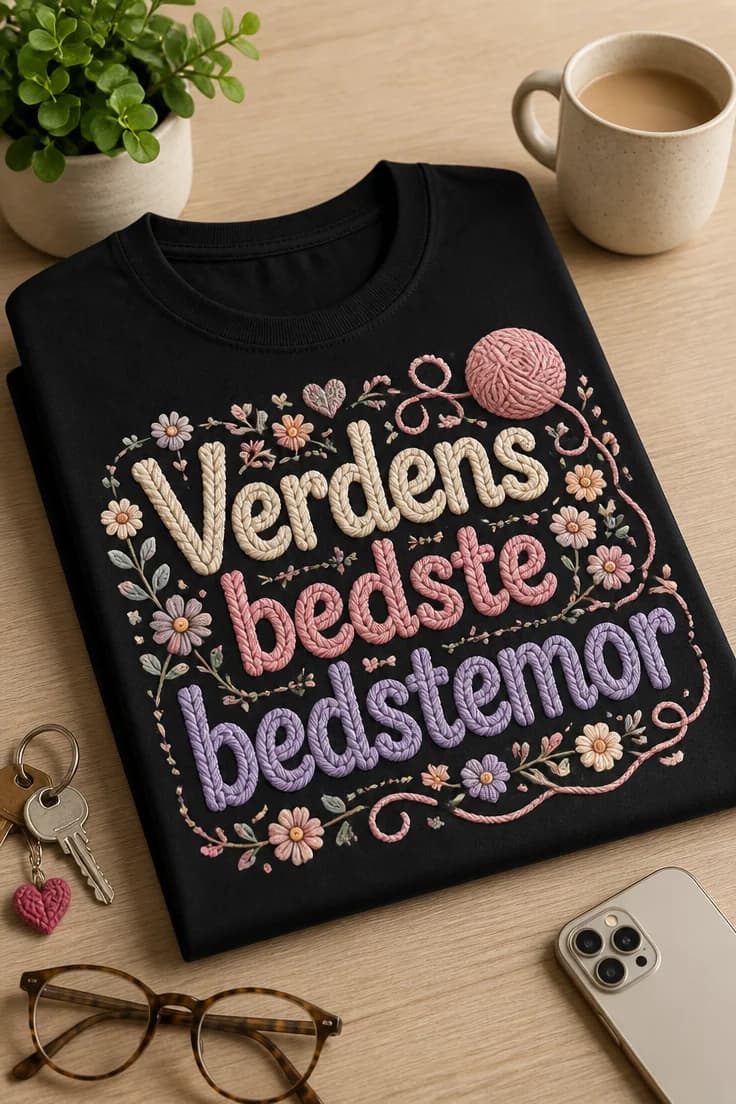 Bedstemors T-shirt: Verdens bedste bedstemor
