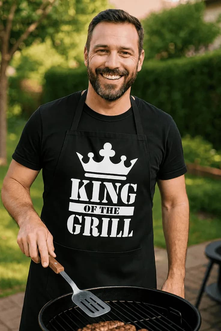 Forklæde Grillens konge