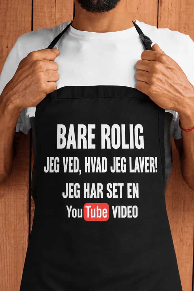 Forklæde Jeg ved hvad jeg laver – BARE ROLIG