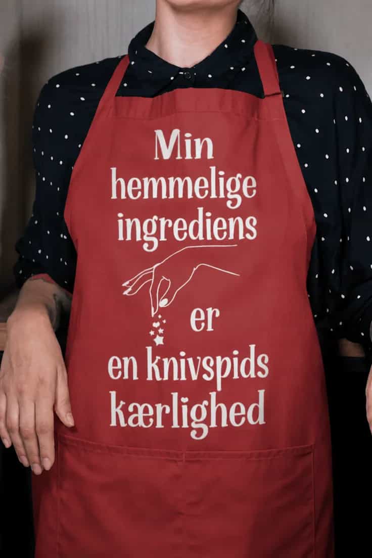 Forklæde knivspids kærlighed – Min hemmelige