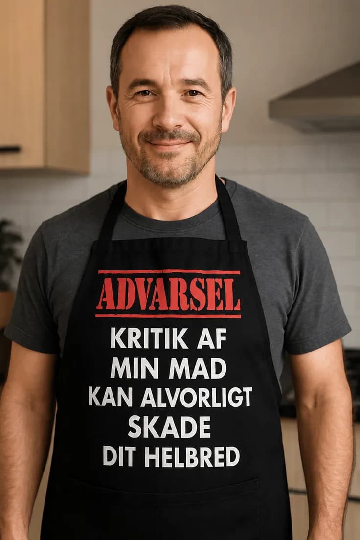 Forklæde Kritik af min mad – ADVARSEL KRITIK AF