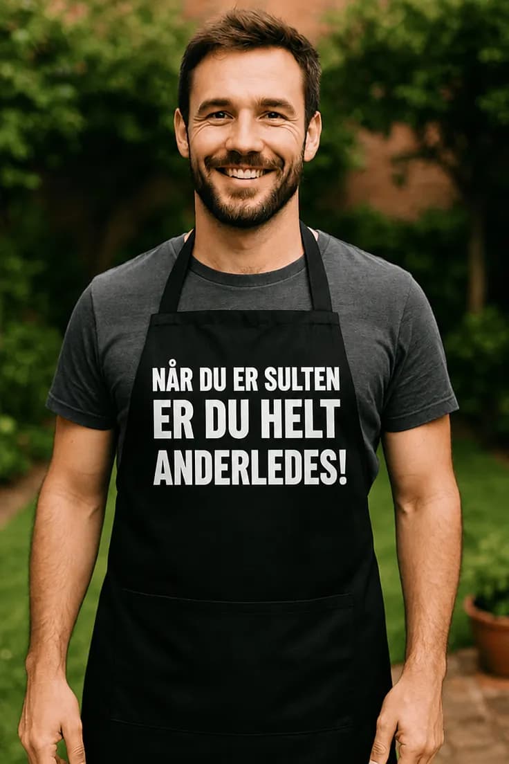 Forklæde Sulten og helt anderledes – NÅR DU ER