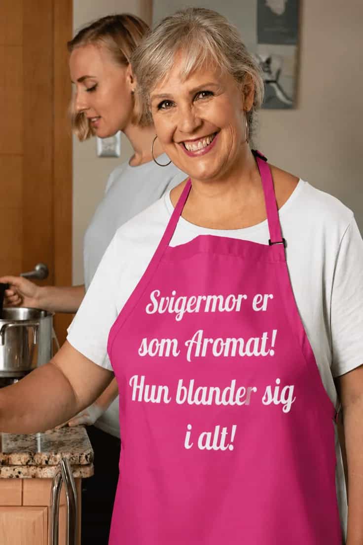 Forklæde Svigermor blander sig i alt - Svigermor er