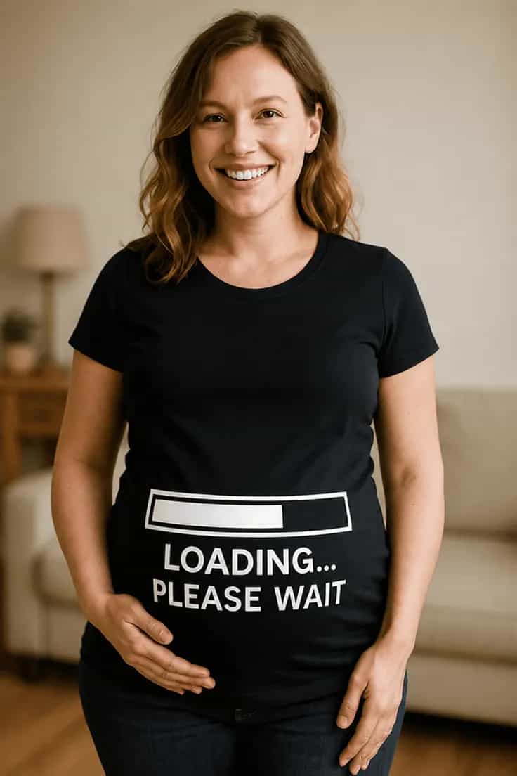 Gravid t-shirt LOADING... PLEASE WAIT.