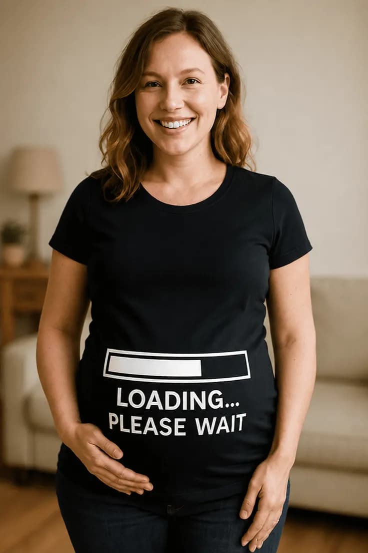 Gravid t-shirt LOADING... PLEASE WAIT.