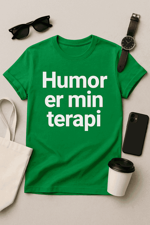 Humor er min terapi T-shirt