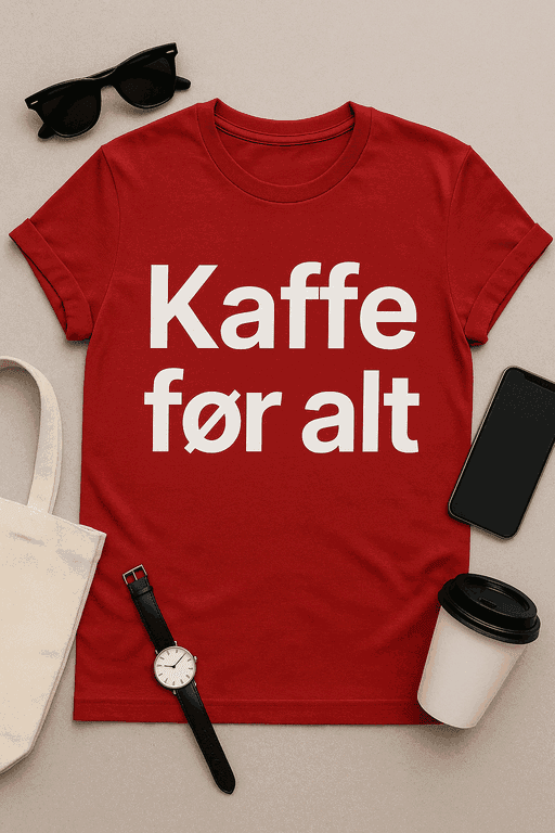 Kaffe før alt - T-shirt