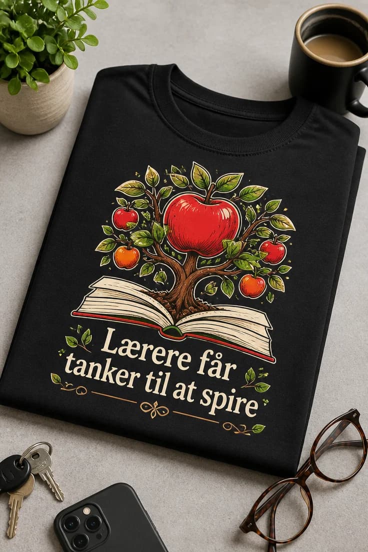 Lærer-t-shirt – Lærere får tanker til at spire