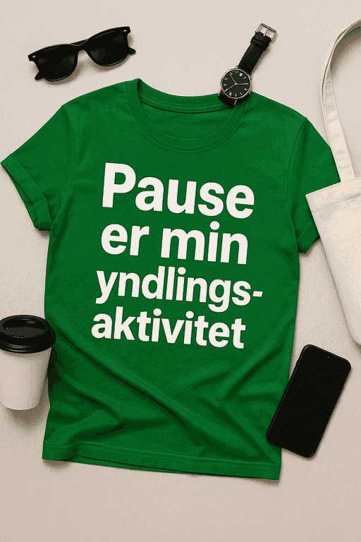 Pause er min yndlingsaktivitet T-shirt