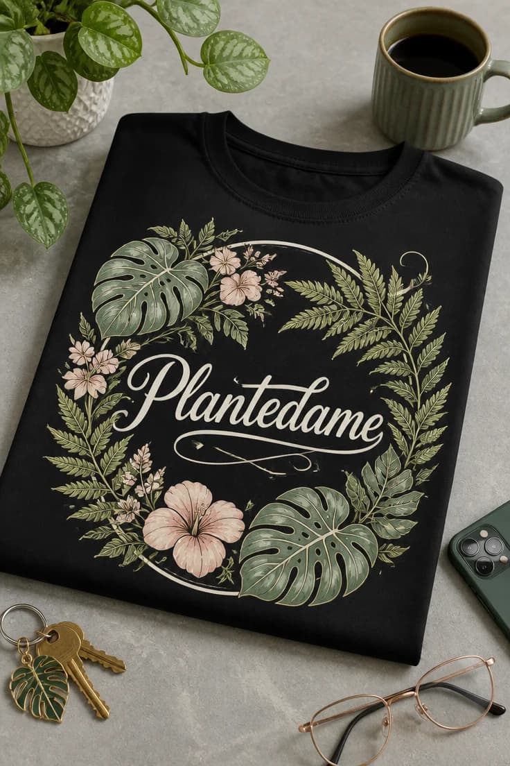 Plante-T-shirt Plantedame
