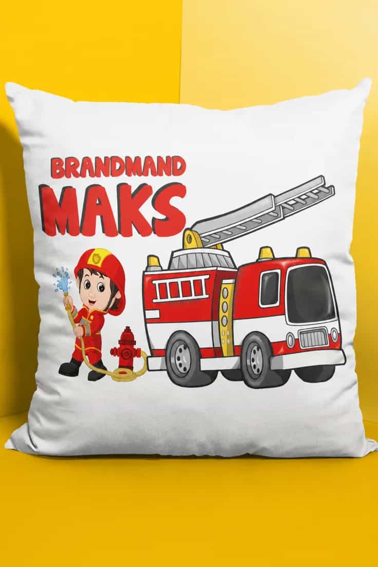 Pyntepude Brandmand med navn - BRANDMAND MAKS
