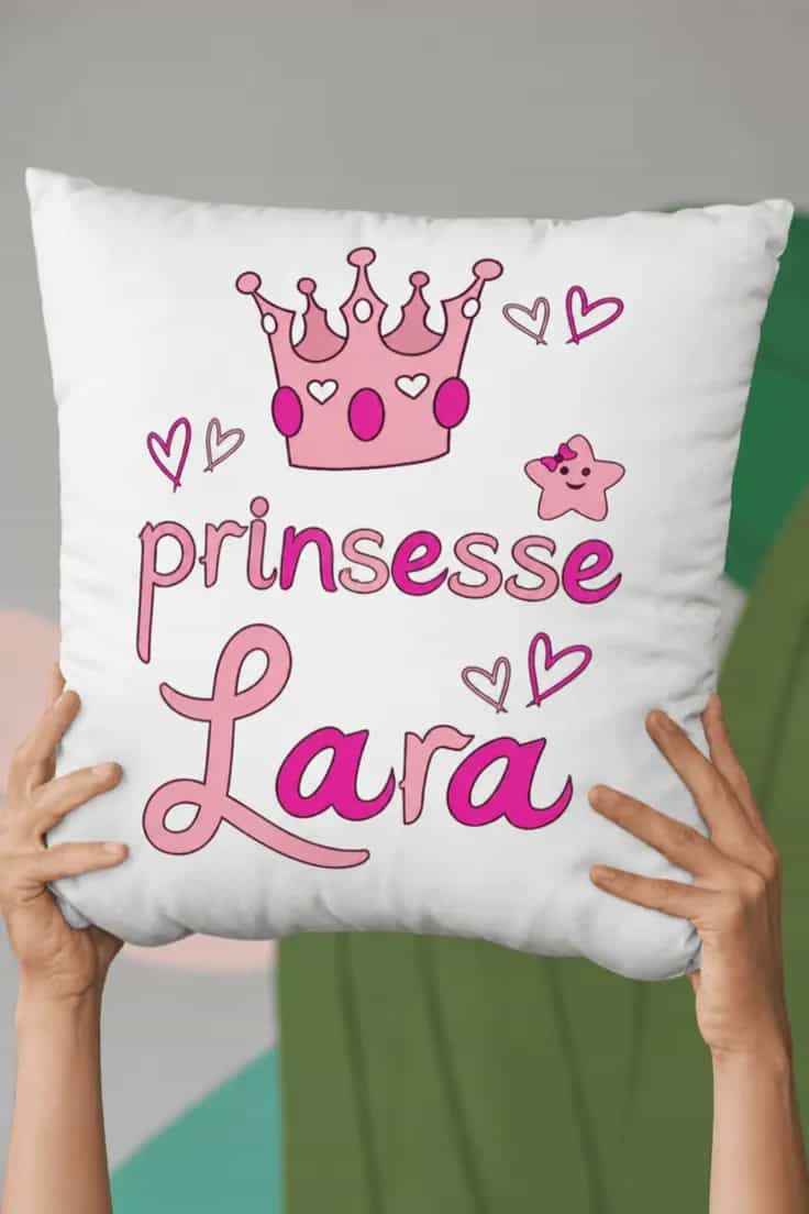 Pyntepude prinsesse med navn – prinsesse Lara
