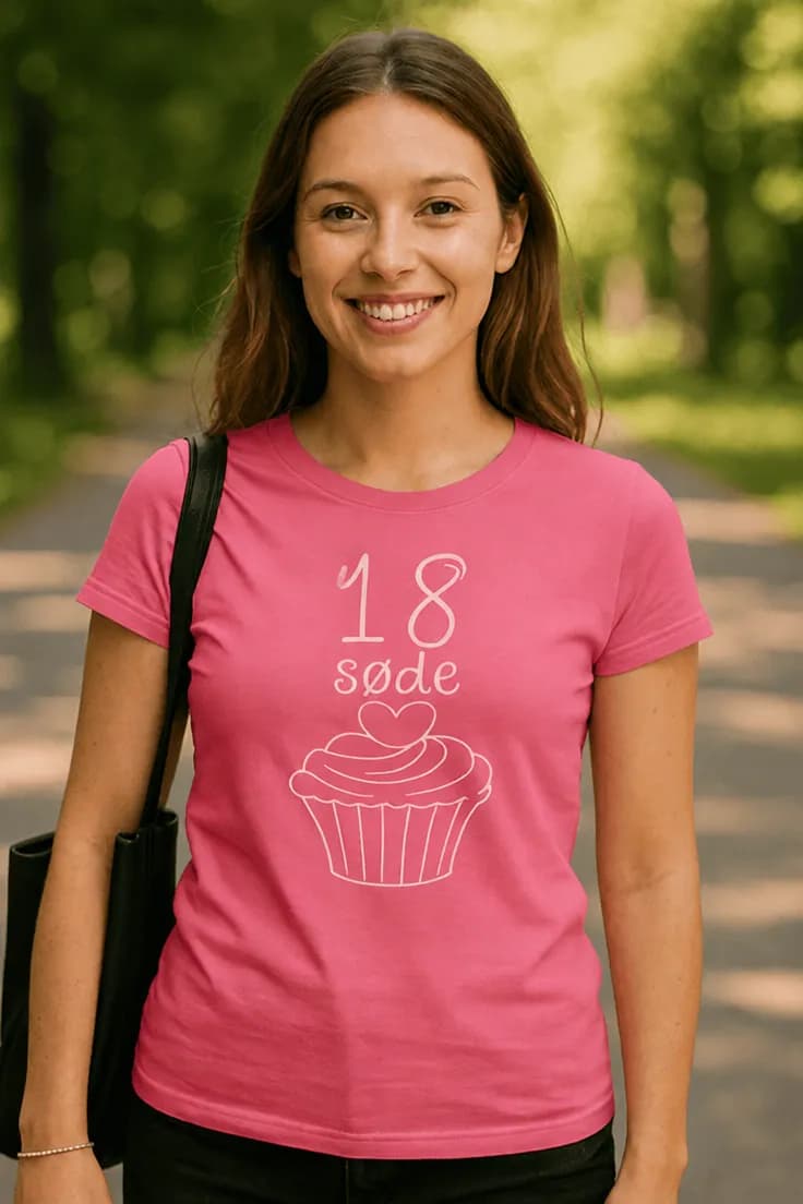 Sjov t-shirt 18 søde - 18 søde