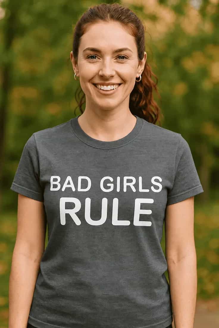 Sjov t-shirt Bad girls bestemmer