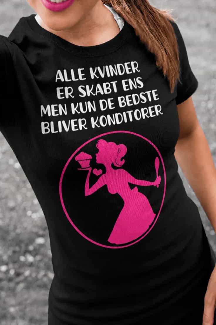 Sjov t-shirt Bedste bliver konditorer