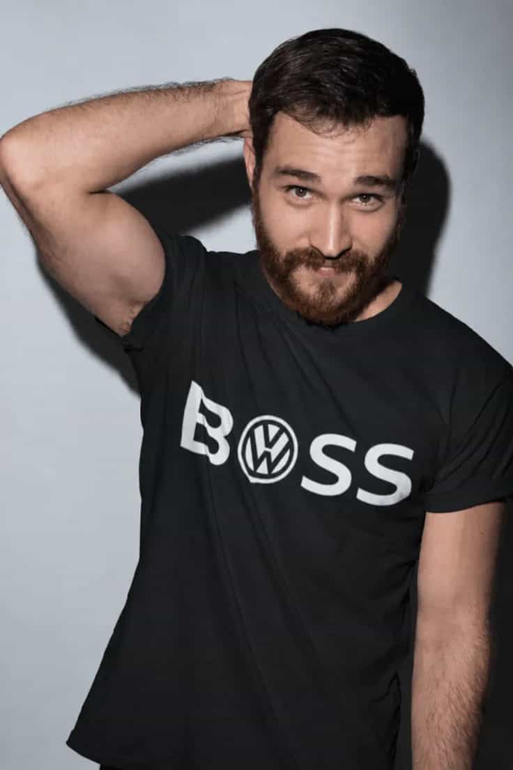 Sjov t-shirt Boss VW – BOSS