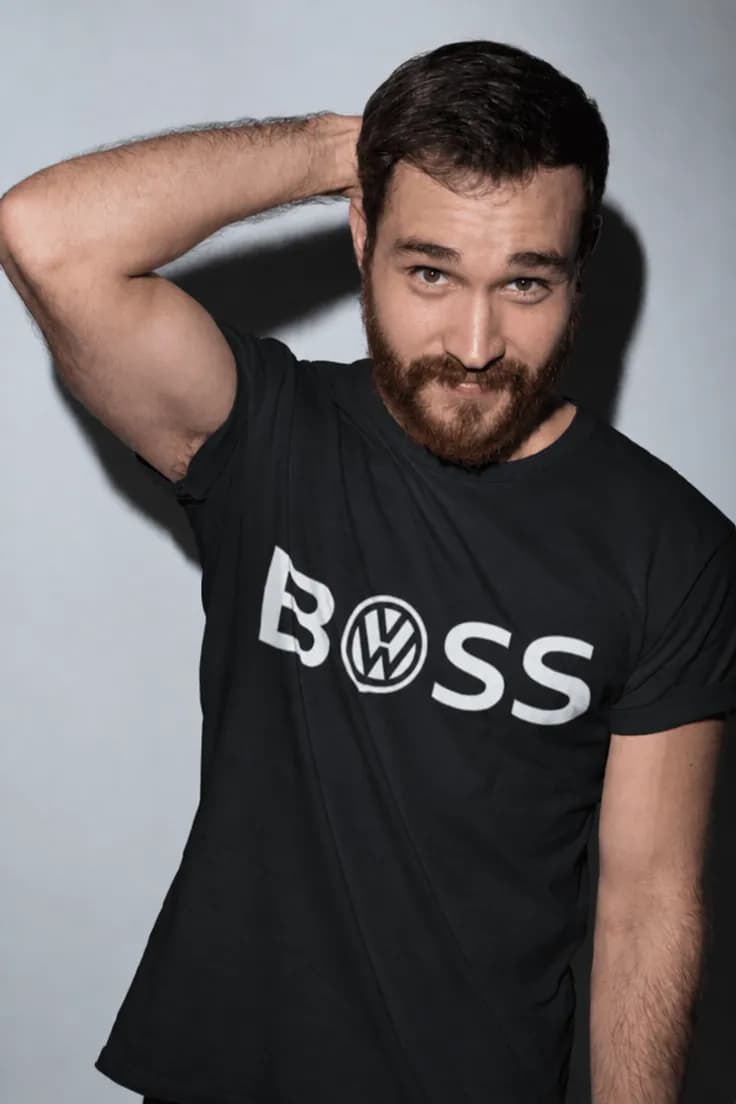 Sjov t-shirt Boss VW – BOSS