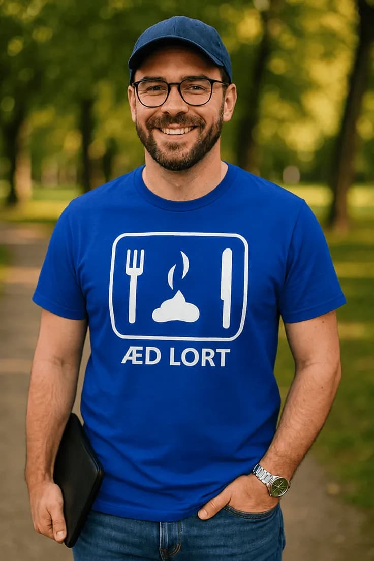 Sjov t-shirt Æd lort – ÆD LORT