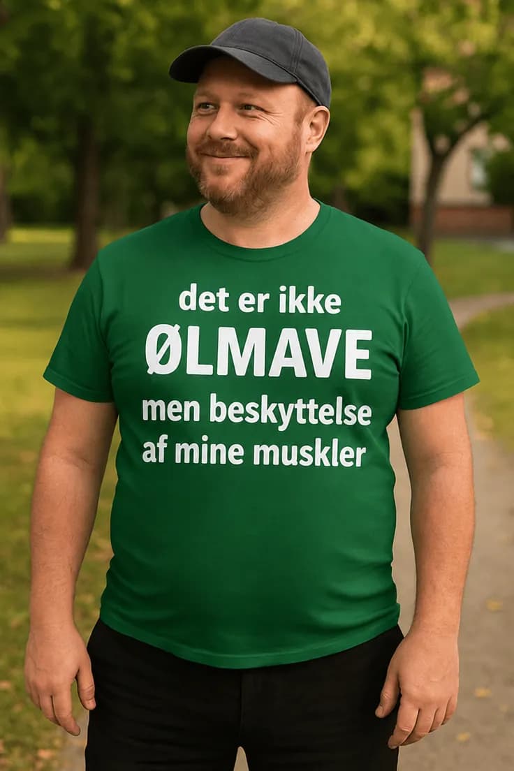 Sjov t-shirt Det er ikke ølmave | ØLMAVE
