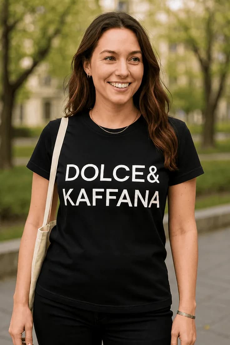 Sjov t-shirt Dolce og kaffana