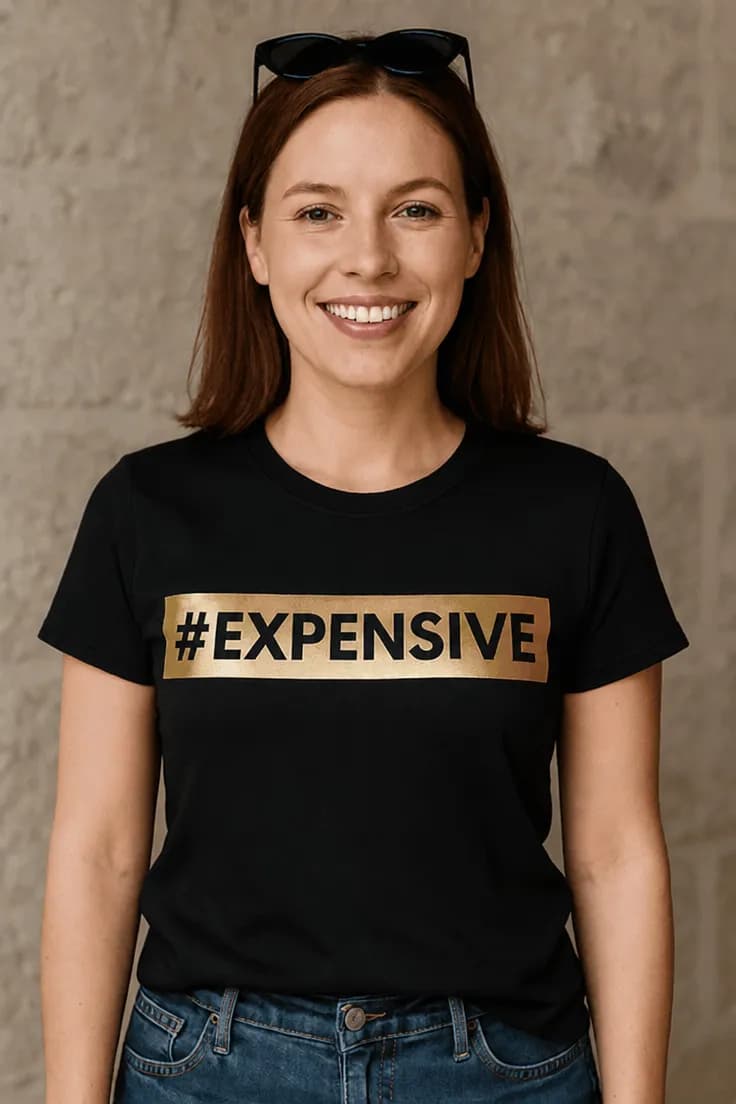 Sjov t-shirt Expensive - #EXPENSIVE