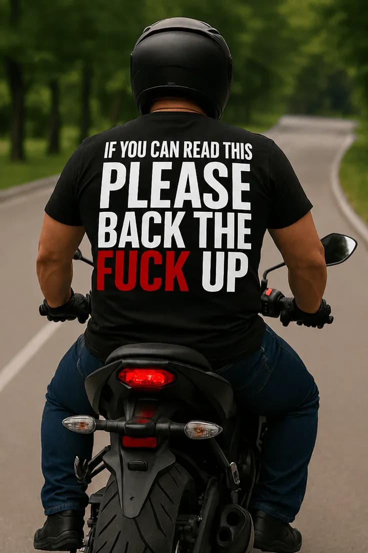 Sjov t-shirt Hold afstand – IF YOU CAN READ THIS PLEA