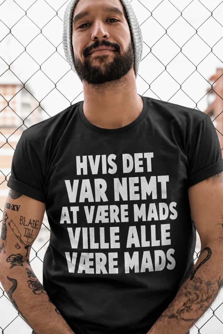 T-shirt: Hvis det var nemt med ønsket navn
