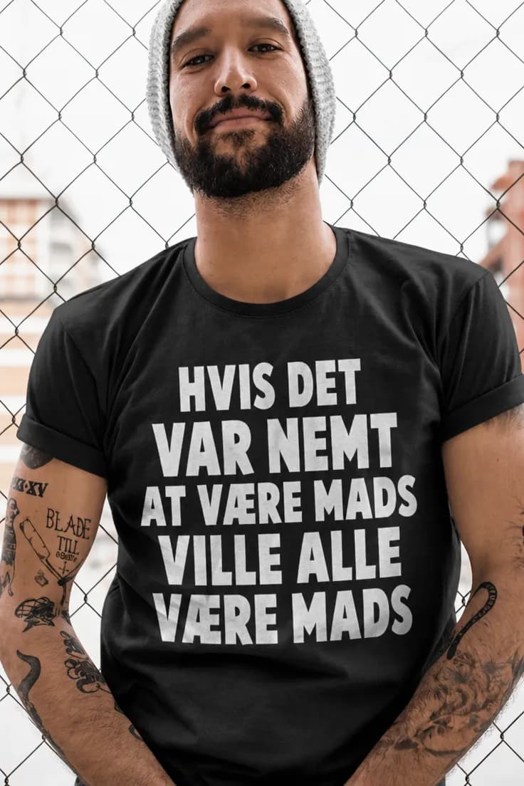 T-shirt: Hvis det var nemt med ønsket navn