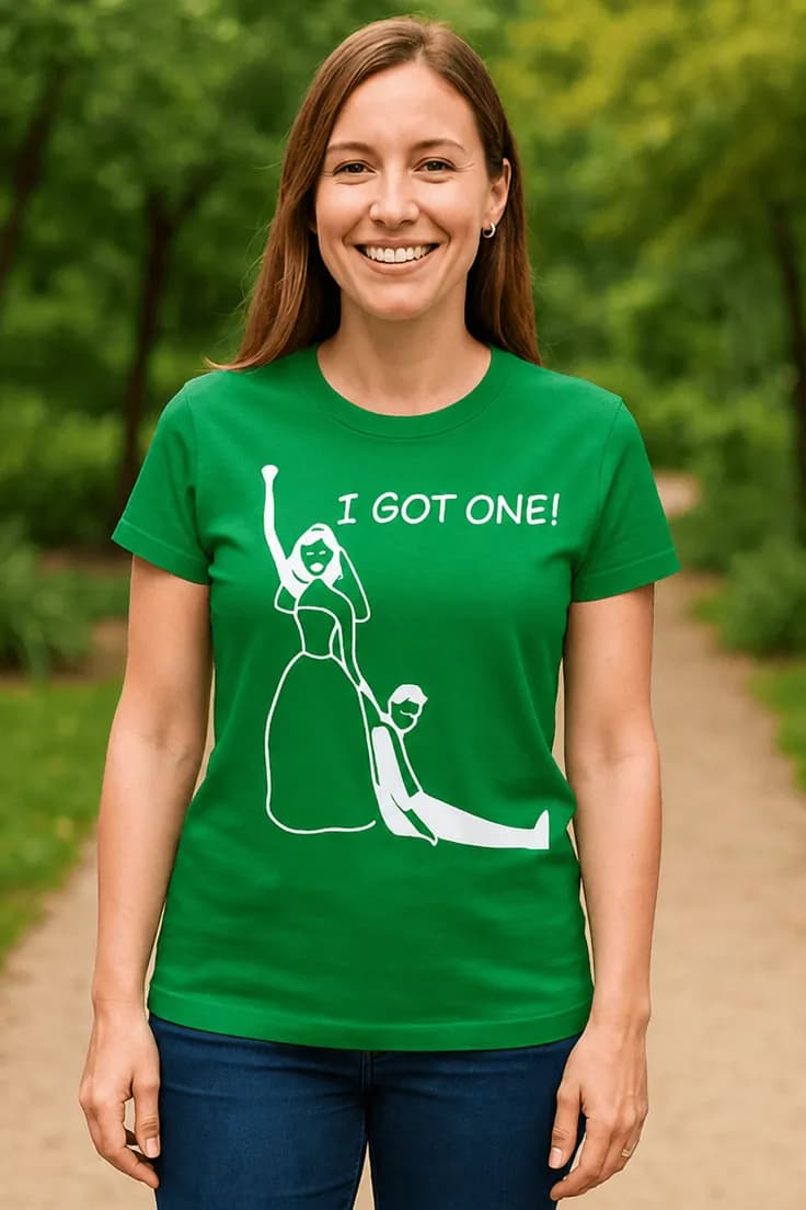 Sjov t-shirt Jeg har en - I GOT ONE!