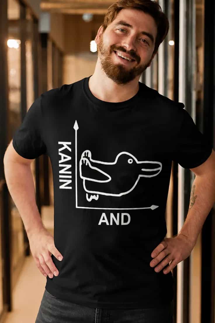 Sjov t-shirt Kanin and - KANIN AND