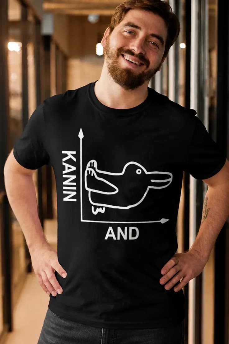 Sjov t-shirt Kanin and - KANIN AND